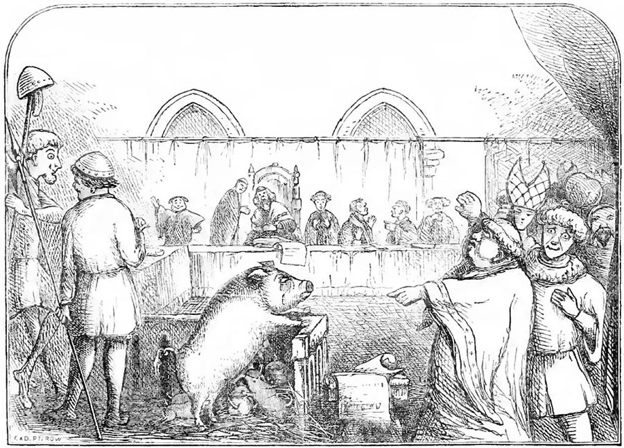 Суды над животными в средневековой Европе