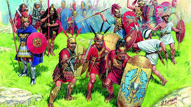 Римская республиканская пехота времен Пунических войн между Карфагеном и Римом