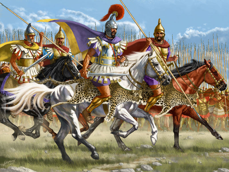 Гетайры - тяжелая конница определившая исход многих сражений Александра Македонского