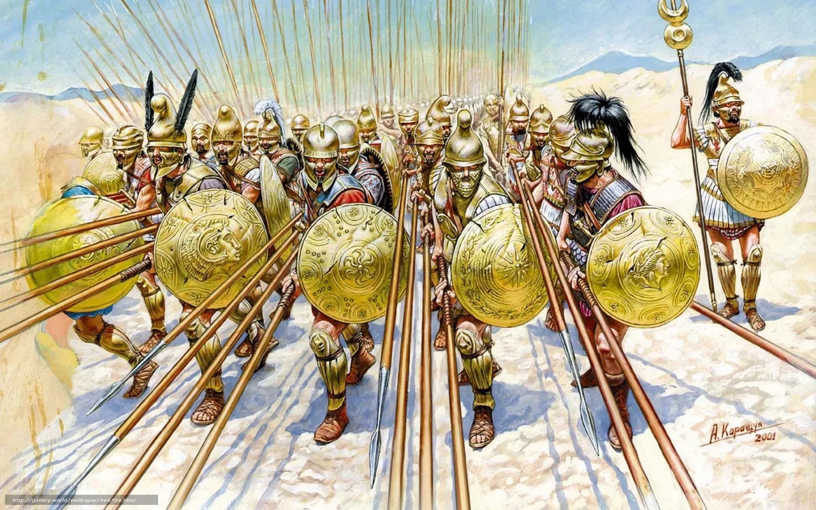 Фаланга - главная ударная мощь армии Александра Македонского