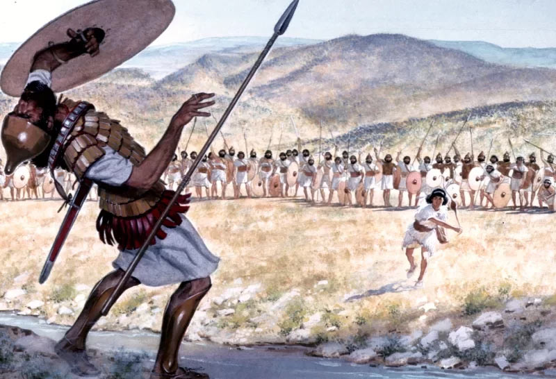 Поединок Давида и Голиафа - дошедшее до нас эхо войны между израильтянами и филистимлянами