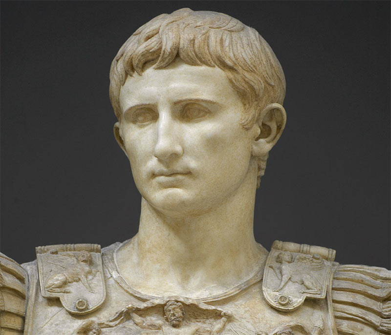 Октавиан Август - приемный сын Юлия Цезаря и римский император