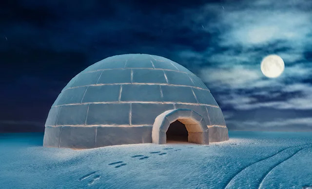 иглу - снежный дом эскимосов