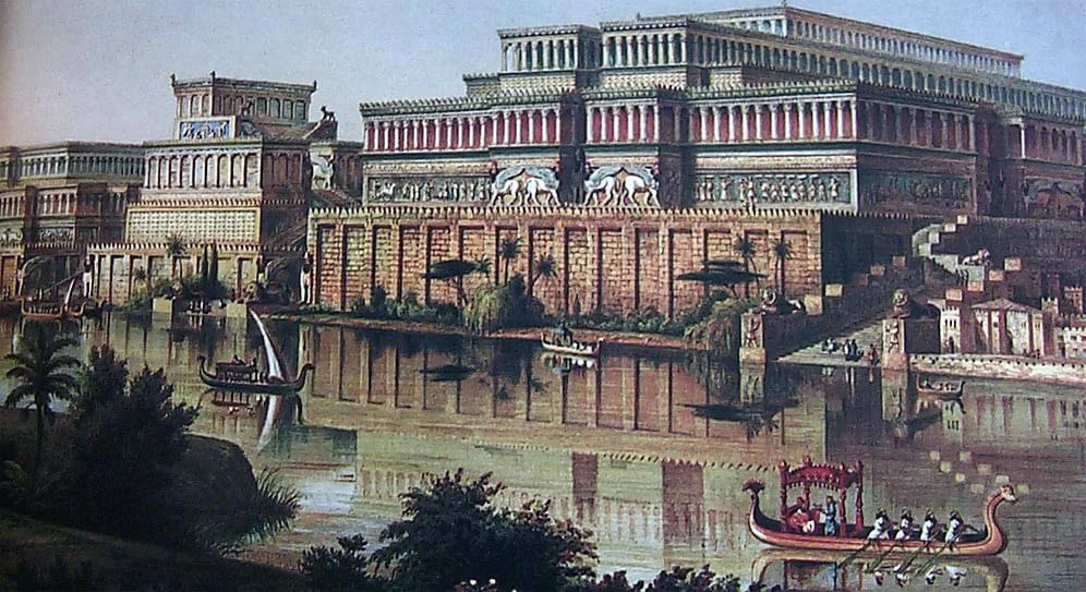 Образец ассирийской архитектуры - царский дворец