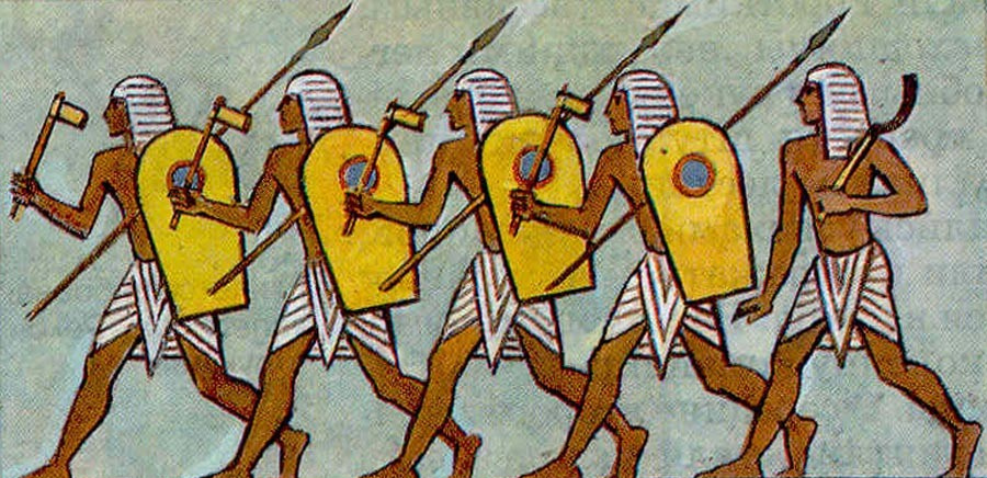 Древнеегипетская пехота