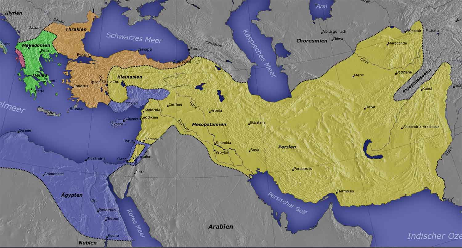 Государство Селевкидов - крупнейший осколок империи Александра