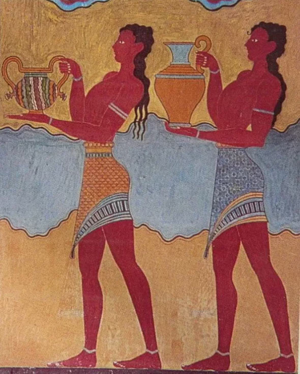 Что древние критяне умели - так это создавать удивительные по красоте фрески. Тут им не было равных.